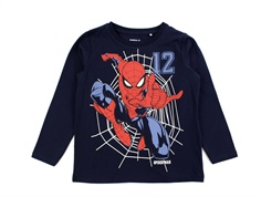 Name It dark sapphire Spiderman blouse